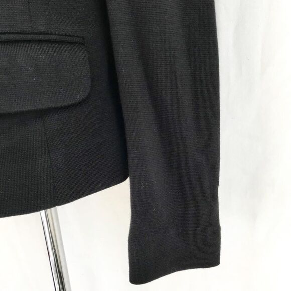 Tory Burch black textured blazer jacket size S - Picture 4 of 10